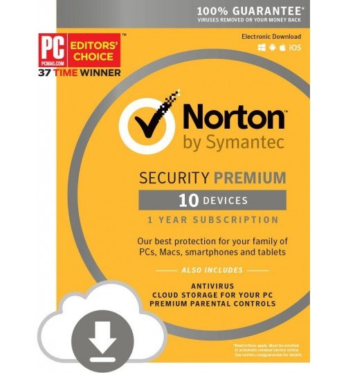  Norton Internet Security 2017 + Standard 10 Devices
