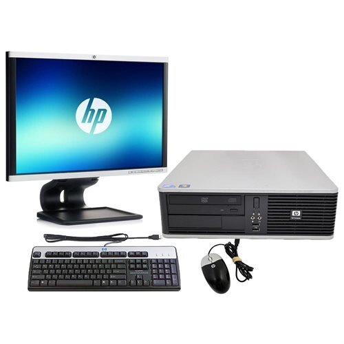  HP Compaq dc7900 Core 2 Duo /4GB RAM /250GB HDD /17" monitor
