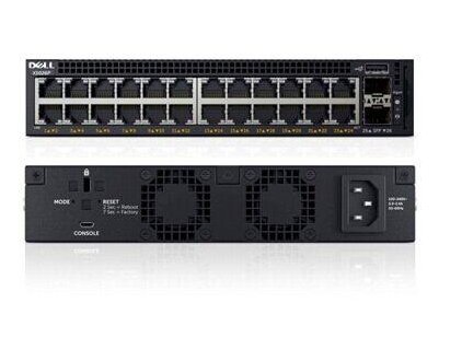 193670 IMG3 Dell Networking Switch X1026P/PoE (12-Port POE/12-Port POE+) 24x 1GbE + 2x 1GbE SFP ports/ [X1026P-9100] - DNX1026P