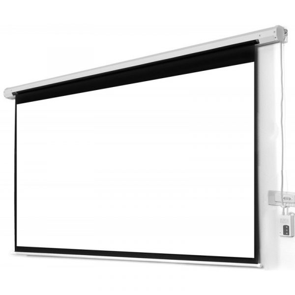 200x200 cm projector screen electric 200x200 Electric Projector Screen