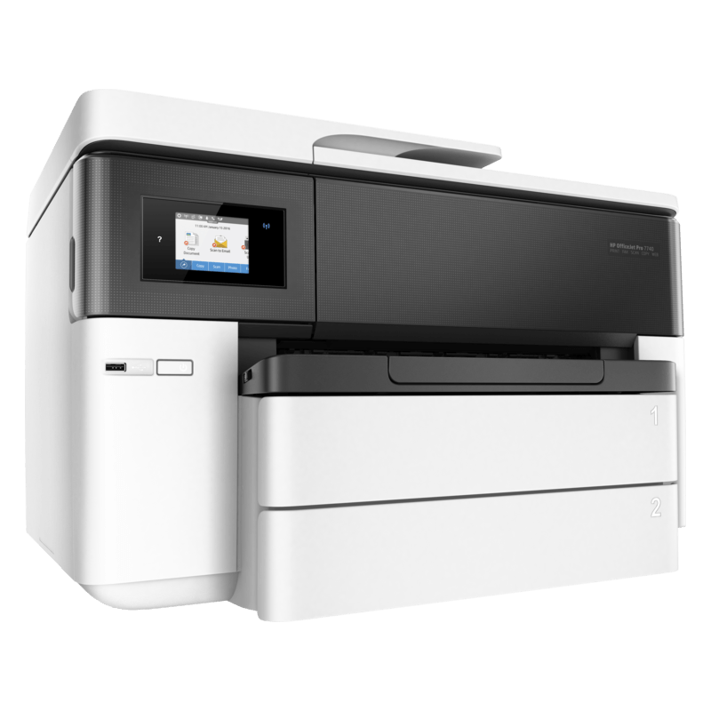 4 4 HP OfficeJet Pro 7740 Wide Format All-in-One Printer - (G5J38A)