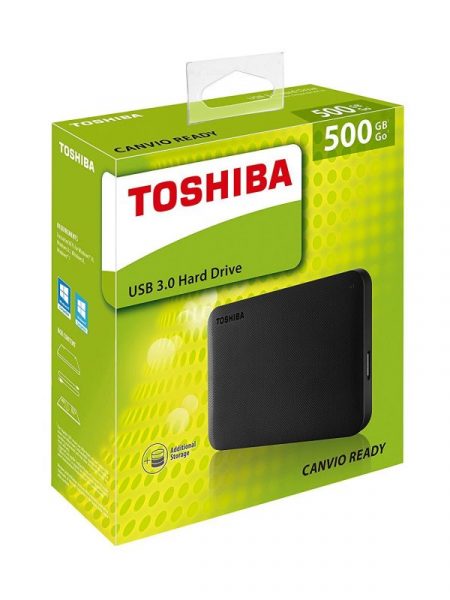 500 Toshiba 500GB Portable External Hard Drive