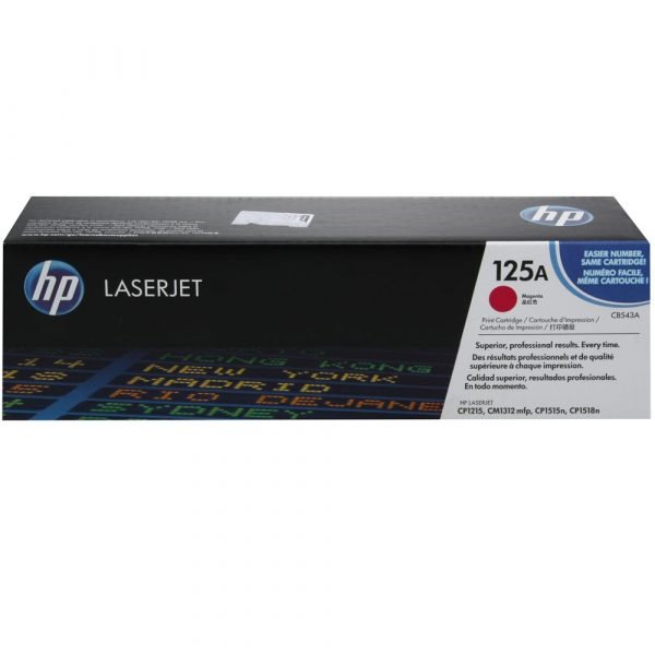 Cartucho de Toner HP 125A CB543A Magenta 676165