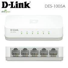 D-Link 5 Port 10/100 desktop Switch D-Link 5 Port 10/100 desktop Switch