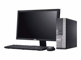 Dell Optiplex 9010 desktop Core i5 4GB 500HDD 19 inch monitor EXUK