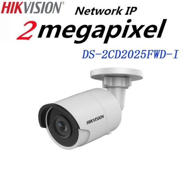  Hikvision DS-2CD2025FWD-I (Low Light) 2 MP EXIR Mini Bullet Network Camera