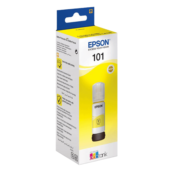 Epson 101 Yellow Epson 101 Eco Tank Yellow Ink Bottle 70ML