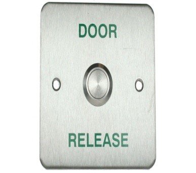 Exit Button Stainless Steel