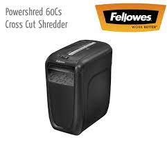 Fellowes Powershred® 60Cs Cross-Cut Shredder 10-sheets
