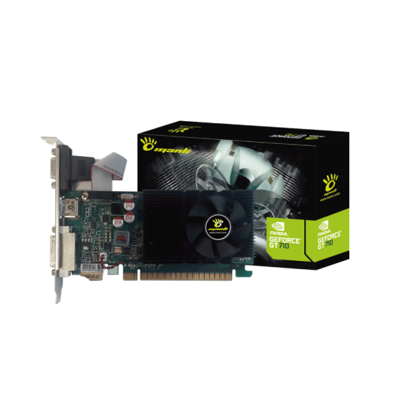 GT710BOX MANLI Nvidia GeForce GT710 1GB DDR3