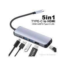 Generic 5 In 1 USB Type C Hub To Hdmi