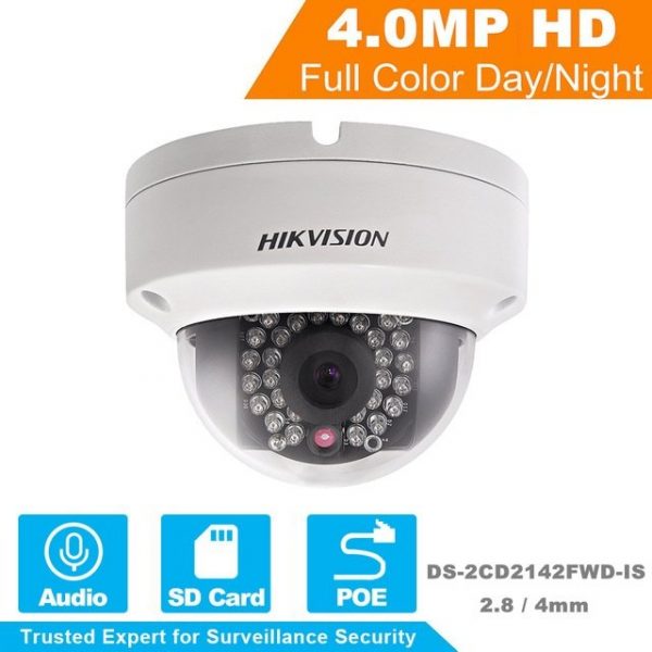 HIKVISION CCTV Camera DS 2CD2142FWD IS 4 Megapixels Network Dome Camera PoE IP Camera with IR.jpg 640x640 HIKVISION ,Network Camera - 4MP DS-2CD2142FWD-I