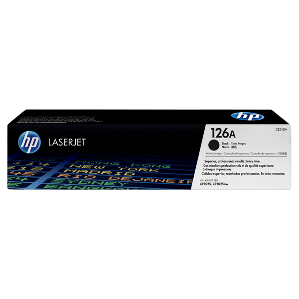 HP 126A Black Original LaserJet Toner Cartridge