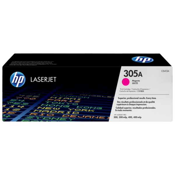 HP 305A Magenta Original LaserJet Toner Cartridge CE413A