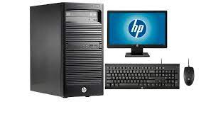 HP 406 G2 Microtower desktop 6th Gen Core i5 6500 3.2 GHZ 8GB RAM 1TB HDD 20 inch Monitor (3FH34PA)