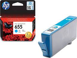 HP 655 Cyan Original Ink Advantage Cartridge – CZ110AE
