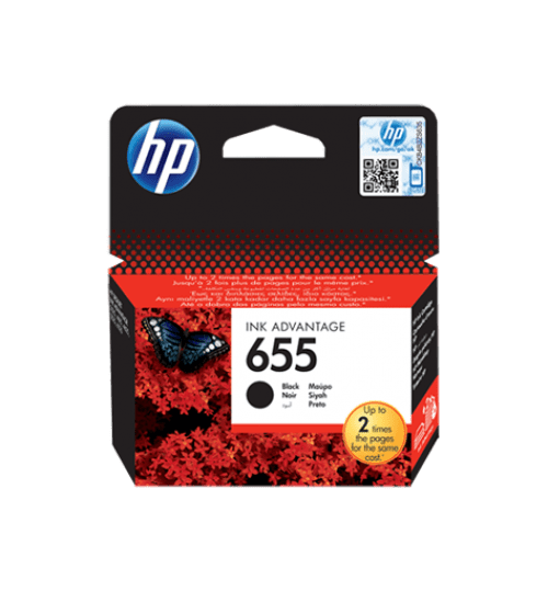 HP655 500x539 1 HP 655 Black Original Ink Advantage Cartridge