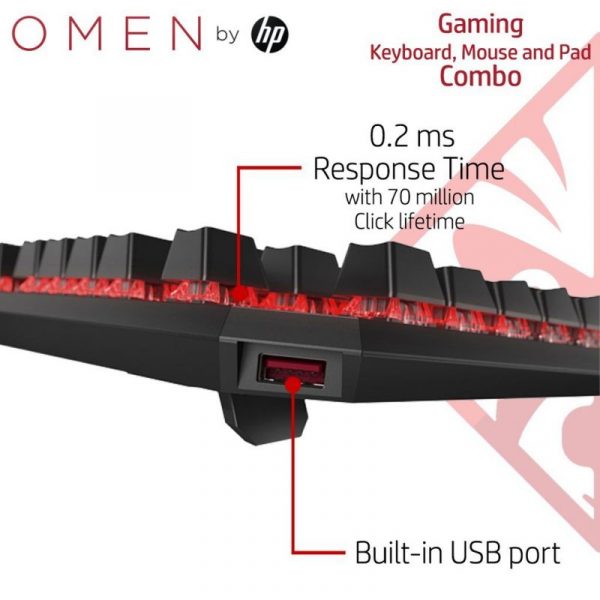 HP OMEN Gaming Combo Sequencer Keyboard X9000 Mouse and Mousepad from The Peripheral Store TPS Tech Free Delivery 3 1024x1024