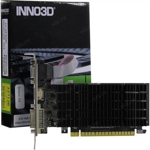 Inno3D N21A 5SDV D3BX 33713615675 INNO3D Nvidia GeForce GT210 1GB 64bit DDR3