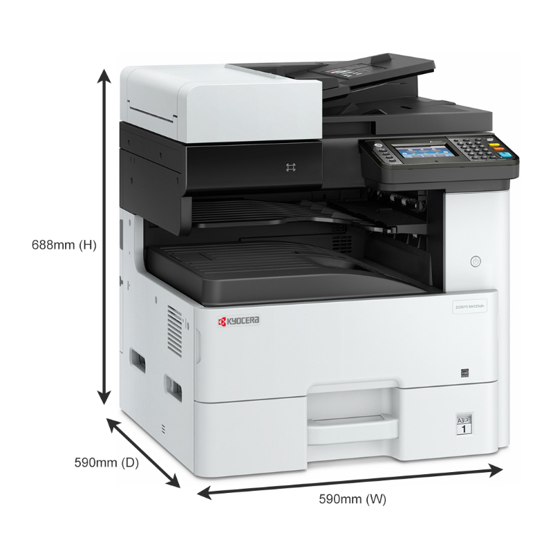 Kyocera ECOSYS M4125idn Kyocera ECOSYS M4125idn A4/A3 Monochrome Printer