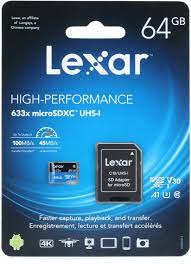 Lexar High-Performance C10 64GB MicroSDXC UHS-I Card