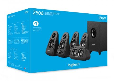  Logitech Z506 5.1 Surround Sound Speakers