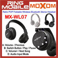Moxom MX-WL07 Retro POP Foldable V5.0 Wireless Stereo Headphones