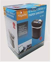 Nigachi 12-Sheet Paper Shredder