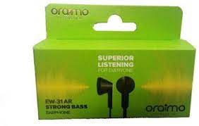 Oraimo Earphone EW-31AR Plus With Mic and Strong Bass