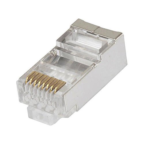 RJ45 Connectors with metallic casing