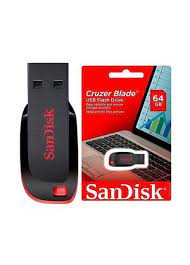 SanDisk Cruzer Blade 64GB USB 2.0 Flash Drive SanDisk Cruzer Blade 64GB USB 2.0 Flash Drive