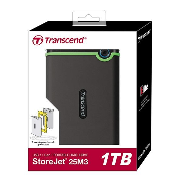 Transcend 1TB Storejet External Hard Drive
