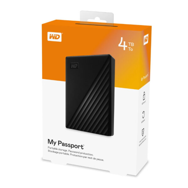 WD 4TB My Passport External Hard Drive