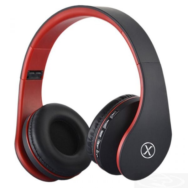 X Cell BHS 500 b 1 X Cell BHS-500 High Fidelity Stereo Bluetooth Headset, Red