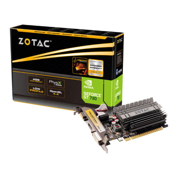 ZOTAC Nvidia GeForce GT 730 4GB ZOTAC Nvidia GeForce GT 730 4GB