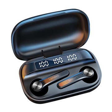 Lenovo QT81 Wireless Earbuds with LED Power Display