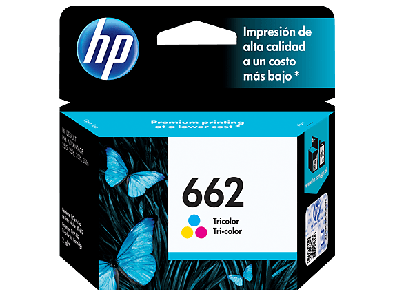  HP 662 Tri-color Original Ink Advantage Cartridge (CZ104AL)