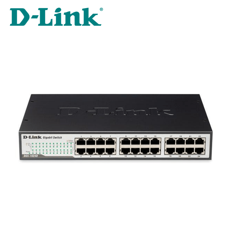 d link dgs 1024d 24 port gigabit unmanaged desktoprackmount switch