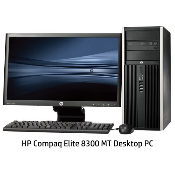 desktop computer hp elite 8300 intel core i3 33ghz 4gb ram 500gb hdd 1 Hp Compaq Elite 8300 Ci3/4GB/500GB + 20" monitor (Ex-UK Desktop)