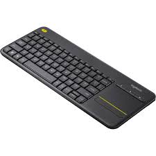  Logitech K400 Plus Wireless Touch TV Keyboard with Easy Media Control and Built-In Touchpad