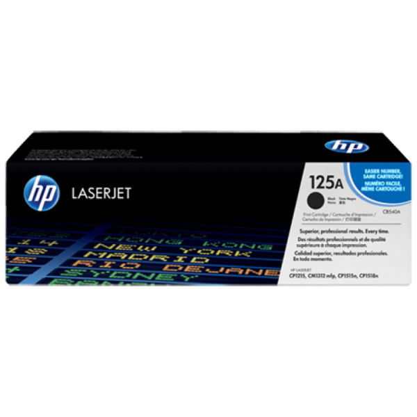 hp 125a black original laserjet toner cartridge cb540a  1