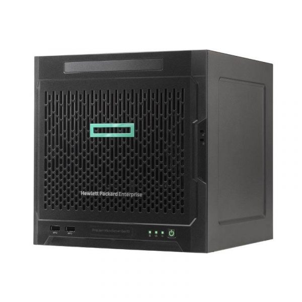hpe microserver g10 x3216 8gb1 2 1tb 1 HP ProLiant MicroServer Gen10 server With one AMD Opteron X3216 processor, 8 GB memory, 1 TB large form factor SATA drive Server, and a 200W power supply
