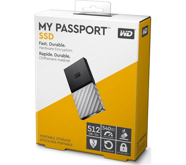 ssd WD My Passport 512GB SSD Portable Storage