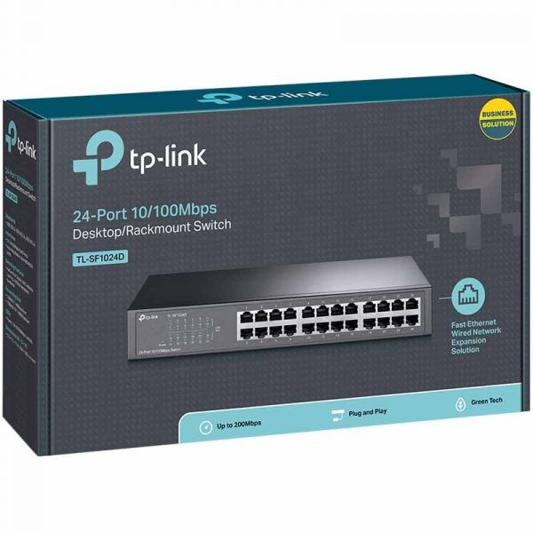 tp link Tp link 24 port desktop/Rackmount switch (TL-SF1024D)
