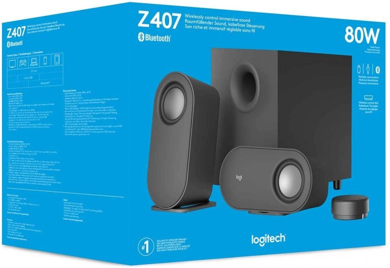 61amzzZCwmL. AC SL1500  Logitech Z407 2.1 Bluetooth speaker system