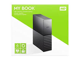 WD My Book 6TB Desktop External Hard Drive for Windows/Mac/Laptop, USB 3.0 Black