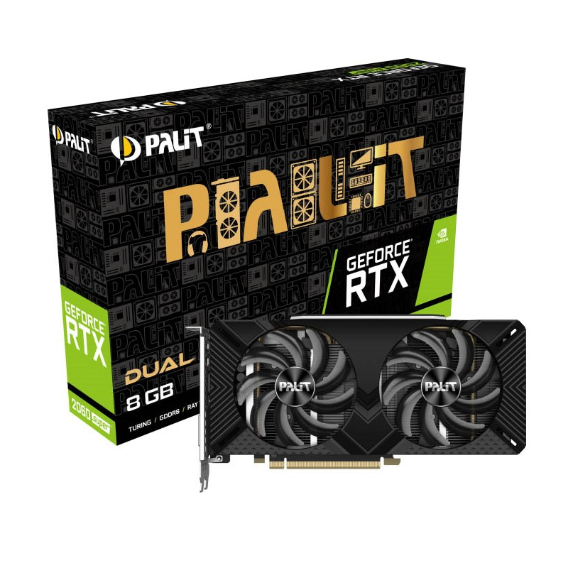Palit GeForce RTX 2060 SUPER Dual 8GB Palit GeForce RTX 2060 SUPER Dual 8GB