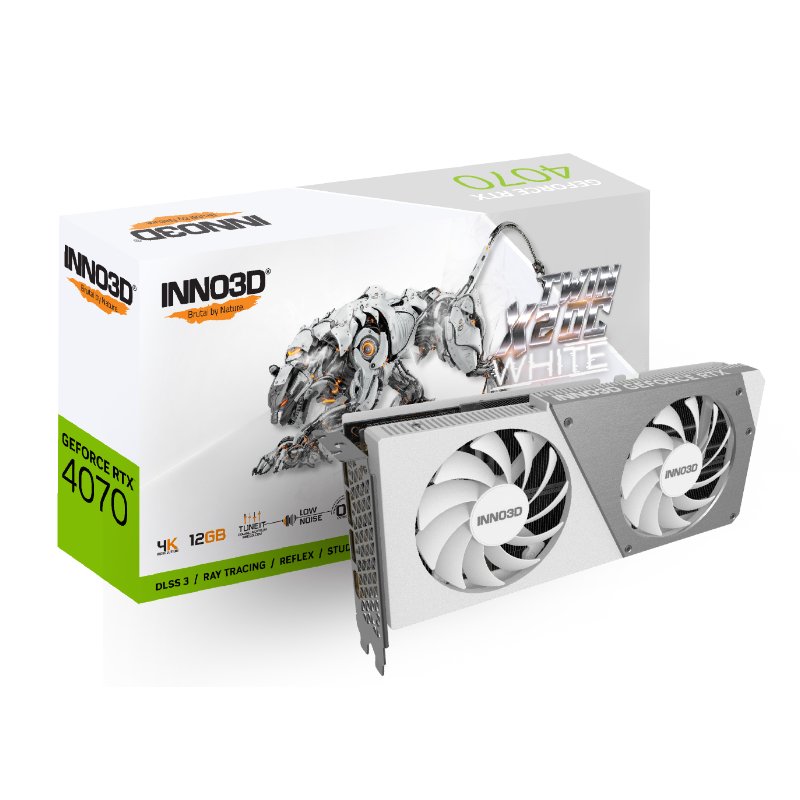 Inno3D GeForce RTX 4070 Ti Super Twin X2 – Scheda Grafica 16GB GDDR6X Per Gaming 4K