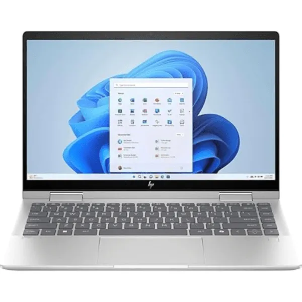 HP Envy 14 X360 14-es1023dx 2-in-1 Intel Core 7 5.4GHz 16GB RAM 512GB SSD 14" FHD IPS TouchScreen Webcam Fingerprint Bluetooth Wi-Fi Windows 11 Home Intel Iris Silver 1 Year Manufacturer Warranty