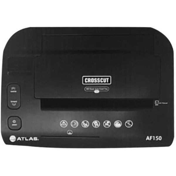 Atlas AF150 Paper Shredder: shreds up to 10 sheets or up to 150 sheets automatically - Image 2